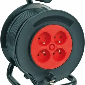 Velmi žádaný produkt - Kabel prodlužovací 40 m 4 zásuvky typ E buben