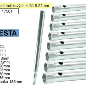 FESTA Klíče trubkové 6-22mm, sada 8 kusů | Akční nabídka