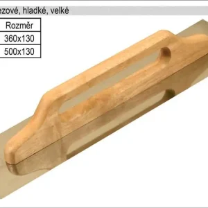 Hladítko nerezové 360x130mm velké s dřevěnou rukojetí | Nabídka dne