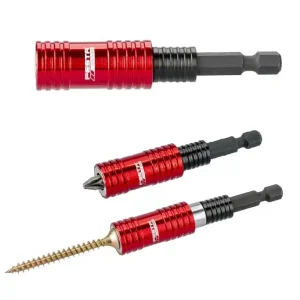 Jen pár kusů | FESTA INDUSTRY magnetický držák bitů s pojistkou, nástavec na bity 72mm, 1/4"