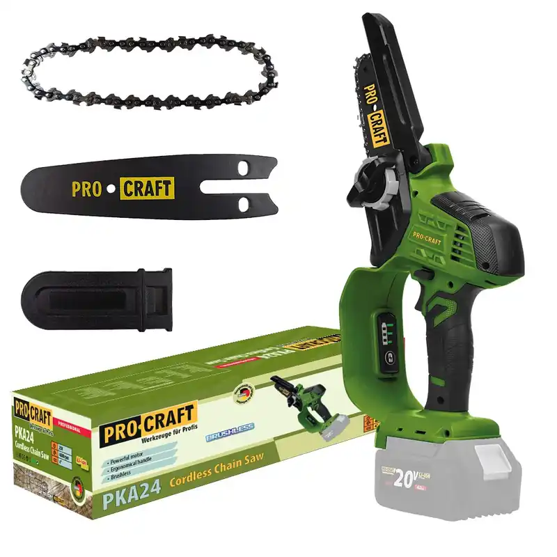 PROCRAFT PKA24 Aku ruční řetězová pila 10cm (bez baterie a nabíječky) - Oblíbený produkt