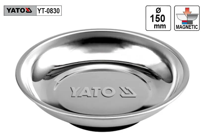Pořiďte si nyní - Miska magnetická kruhová YATO průměr 150mm