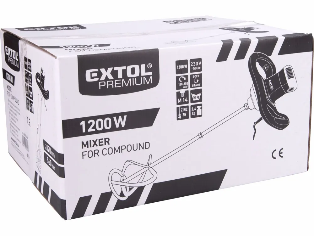 Objednejte nyní | Míchadlo stavebních směsí MX 1200 P Extol Premium