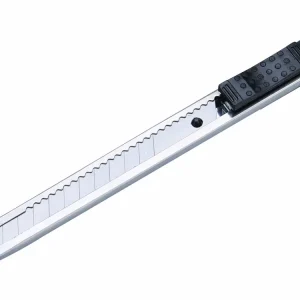 EXTOL CRAFT nůž ulamovací celokovový nerez, 9mm, Auto-lock 80043 - Pořiďte si nyní