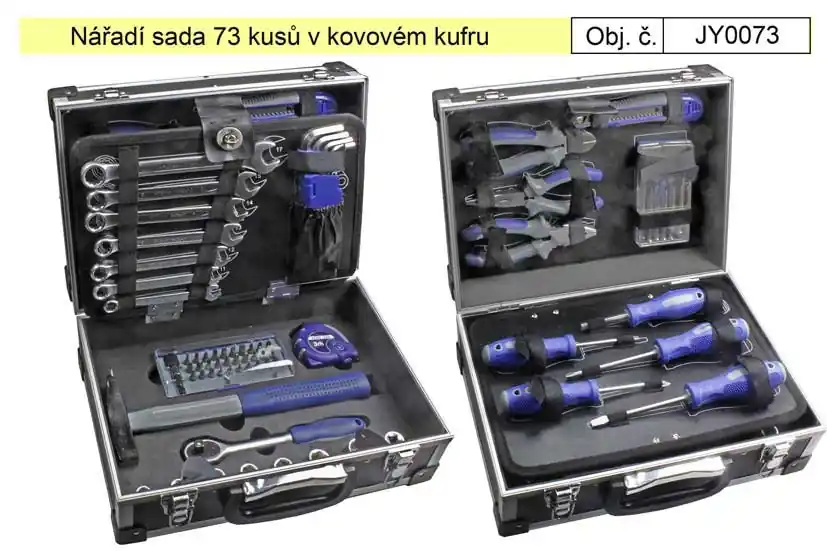 Nářadí sada 73 kusů v odolném kufru Magg JY0073 - Bestseller