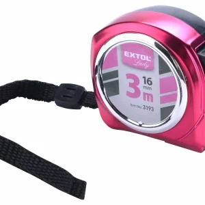 Přímo od výrobce | EXTOL LADY metr svinovací, 3m, š. pásku 16mm 3193