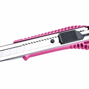 Velmi oblíbený produkt | EXTOL LADY nůž ulamovací kovový s kovovou výztuhou, 18mm, Auto-lock 80059