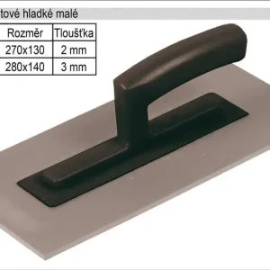 Hladítko plastové hladké 270x130mm, síla 2mm | Do košíku