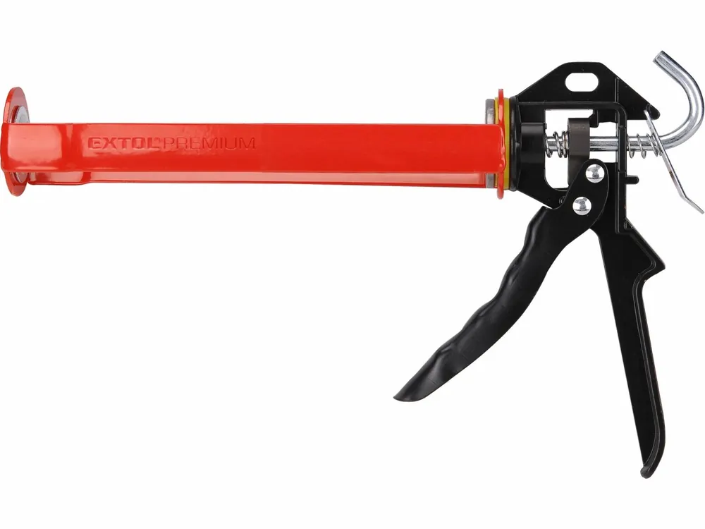 Pořiďte si nyní | pistole vytlačovací otočná HEAVY DUTY, 225mm, lis na kartuše, trn na zaschlý tmel, zesílen