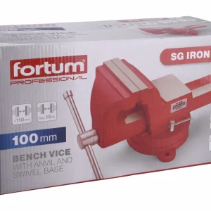 Top cena - FORTUM svěrák otočný s kovadlinou, 100mm, SG Iron 4752622