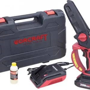 Využijte nabídku - WORCRAFT Aku ruční řetězová pila na větve 15cm 20V CHS-S20LiBPM SET 1x2.0Ah