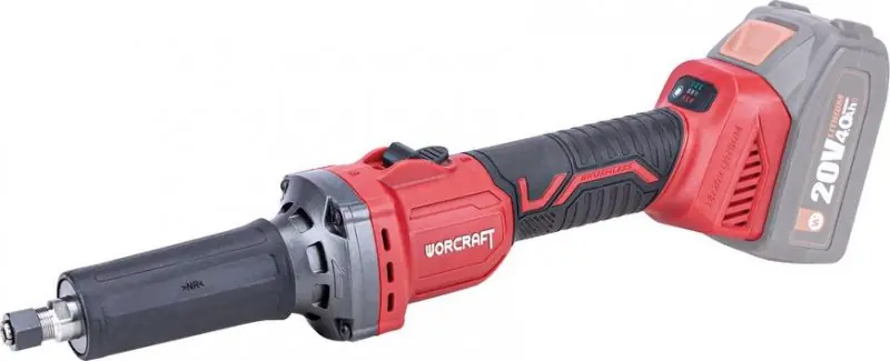 Skvělé hodnocení - WORCRAFT CDG-S20LiB Aku přímá bruska fortuna 6mm 20V ShareSYS (bez baterie a nabíječky)