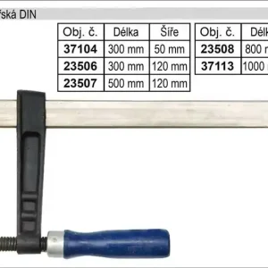 Právě uvedeno na trh | Svěrka stolařská DIN 800x120mm