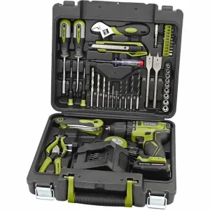 EXTOL CRAFT vrtací šroubovák aku, BRUSHLESS, 20V Li-ion, 2Ah, SET SADA NÁŘADÍ 46KS - Objednat nyní