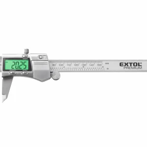 EXTOL PREMIUM měřítko posuvné digitální nerez , 0-150mm, podsvícení displeje | Právě dorazilo