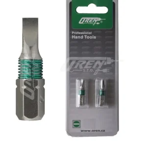 OREN bit SL5 plochý 5mm x 25mm 1/4", sada 2ks | Časově omezená nabídka