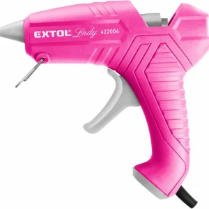 Ihned k objednání - EXTOL pistole tavná lepící, 11mm, 40W, růžová