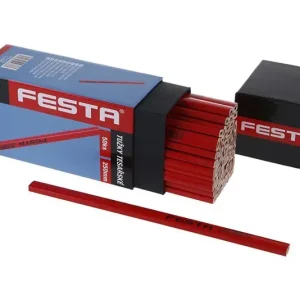 FESTA Tužky tesařské 250mm střední tvrdost HB, dřevo, stavba apod. , sada 50 KS | Výhodný nákup