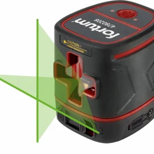 Mezi nejprodávanějšími | FORTUM Křížový laser zelený paprsek, samonivelační 4780208