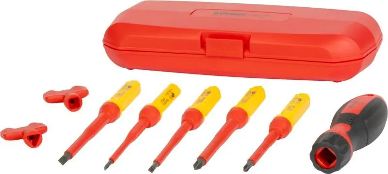 STREND PRO Šroubováky elektrikářské, VDE, sada 8 dílů, BOX | Bezpečný nákup