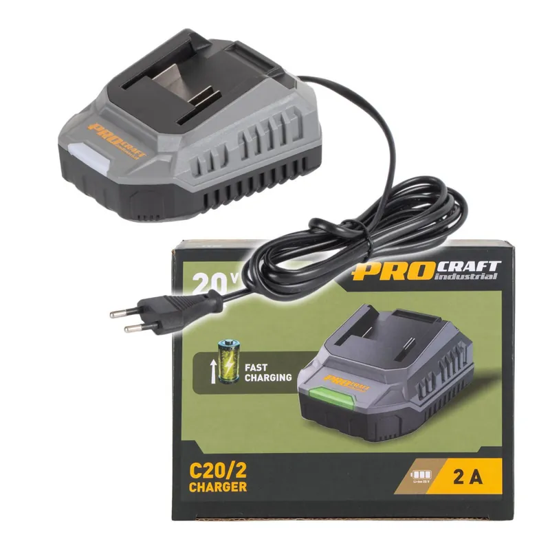 PROCRAFT INDUSTRIAL Nabíječka 20V, 2A, 42W - Ušetřete více