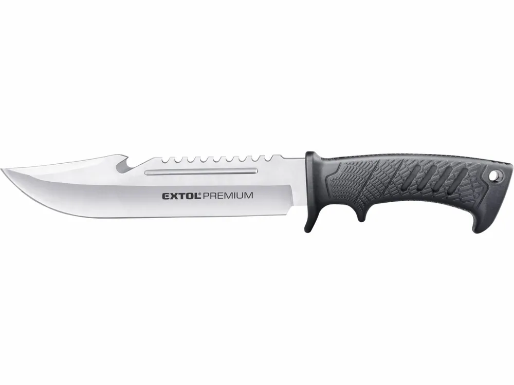 Poslední příležitost | EXTOL PREMIUM nůž lovecký nerez, 318/193mm 8855322
