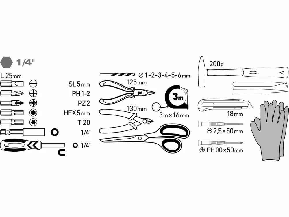 Aku šroubovák s příklepem růžový Lady 12 V / 2000 mAh Li-On Extol 402403 | Nově v e-shopu