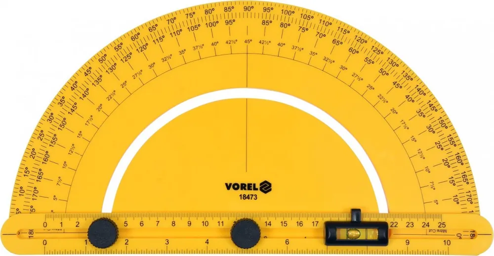 VOREL Úhloměr s vodováhou 250 mm - Top cena