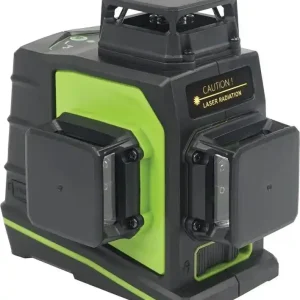 Oblíbený produkt | Křížový laser 3D 360° zelený paprsek, samonivelační STREND PRO INDUSTRIAL GF360G 30m/50m
