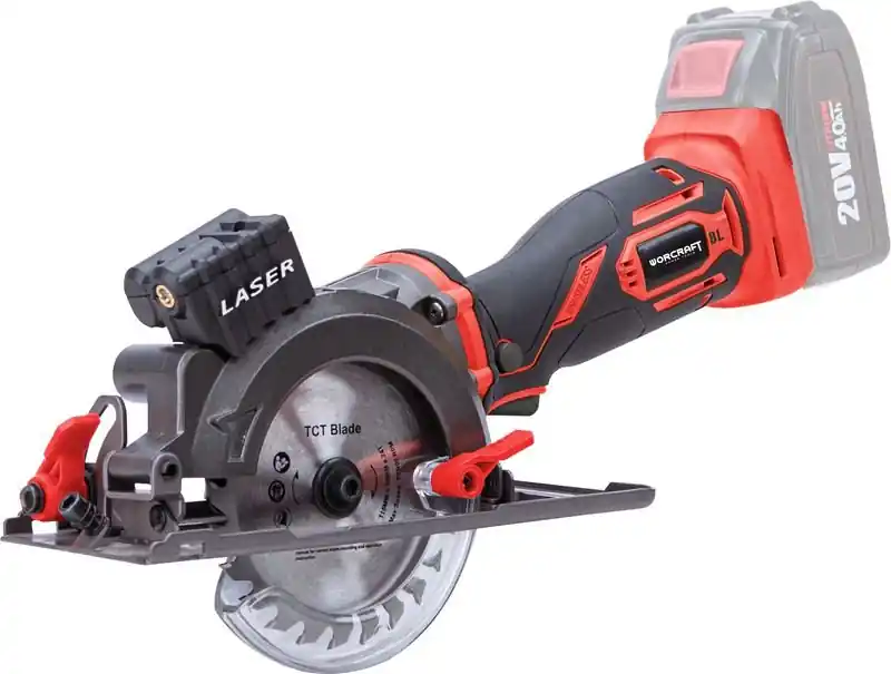 Akční sleva - WORCRAFT CMCS-S20LiB Mini aku kotoučová ponorná pila 115mm 20V, bezuhlíková, bez baterie
