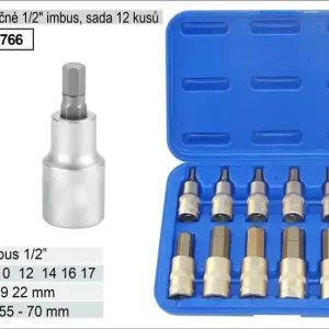Mezi nejprodávanějšími - Condor Werzeug Gola ořechy imbus 1/ 2" sada 12 kusů H5-H22