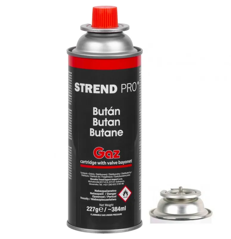 STREND PRO Plynová kartuše s ventilem 227g, 390ml - Jen tento týden