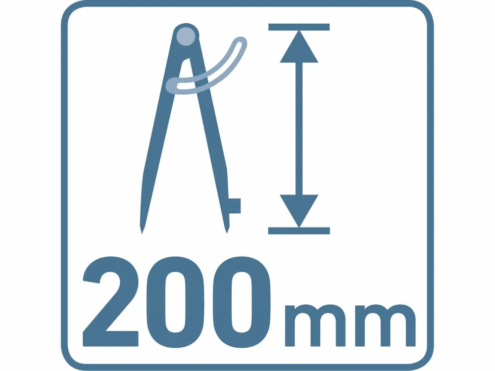 Zbývá jen pár kusů - EXTOL PREMIUM Kružítko zámečnické délka 200mm