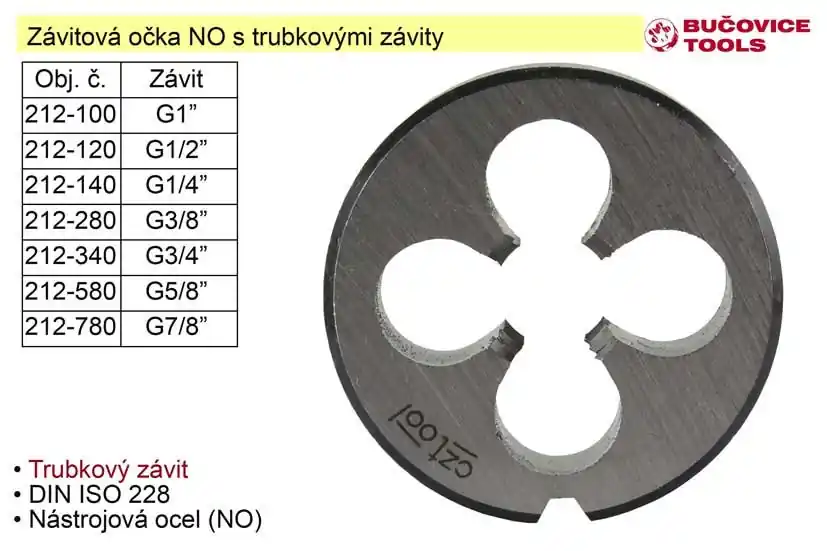 Přímo z továrny | Závitové očko G1/2" NO trubkový závit