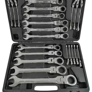 SILVER Ráčnové klíče s kloubem 6-32mm sada 22ks - Super nabídka