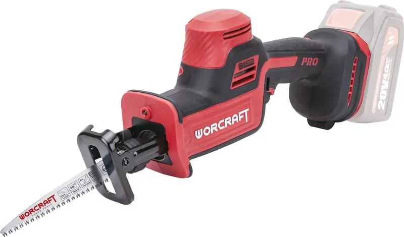 Super cena - Worcraft CSS-S20LiBA Aku mečová pila ocaska 20V bez baterie a nabíječky