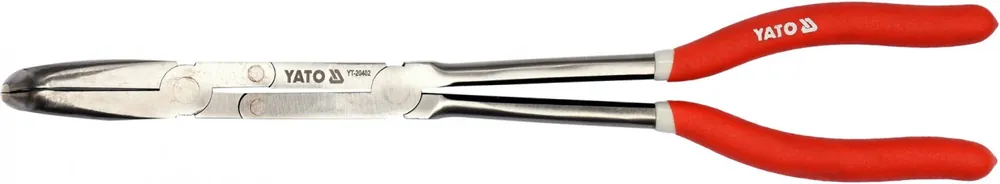 Kleště YATO prodloužené 330mm, půlkulaté zahnuté 90° - Ušetřete nyní