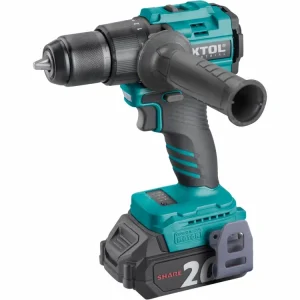 EXTOL INDUSTRIAL vrtací šroubovák aku s příklepem SHARE20V, 70Nm, BRUSHLESS, 2Ah 8791806 | Akce končí brzy