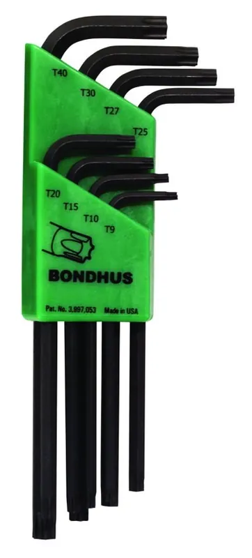 Kupte nyní - BONDHUS TLX 8 Profi sada L klíčů TORX T9-T40, 8ks
