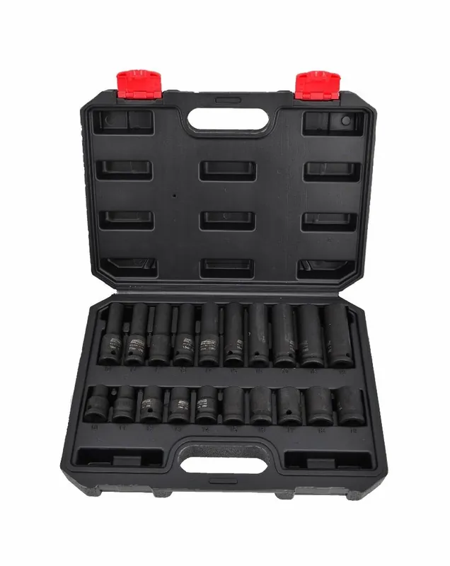AWTOOLS Gola ořechy šestihranné kované, krátké a prodloužené 1/2" sada 20 kusů 10-19mm - Objednat nyní