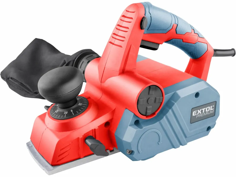 EXTOL PREMIUM elektrický hoblík šíře 82mm, 900W, polodrážka 24mm | Zvýhodněná cena