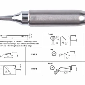 Právě uvedeno na trh | EXTOL INDUSTRIAL hrot pájecí, T9-ILS 8794511D