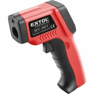 EXTOL PREMIUM teploměr infračervený bezkontaktní IR průmyslový, -50°až 550°C | Výprodej