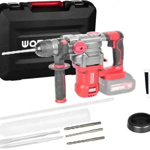 WORCRAFT CRH-S20LiBDM Aku vrtací kladivo SDS+, 4.5J, 20V, bezuhlíkové, bez nabíječky - Objednat online
