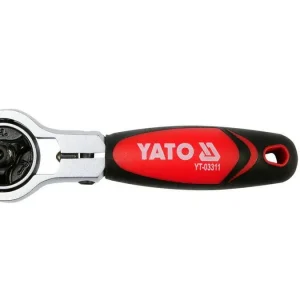 YATO Gola ráčna kombinovaná pro bity a ořechy 1/4" s otočnou hlavou - Rychlé dodání