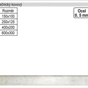 Žádaný produkt | Úhelník zámečnický kovový 125x250mm