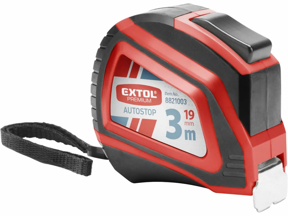 EXTOL PREMIUM metr svinovací, 3m, š. pásku 19mm 8821003 - Profesionální kvalita