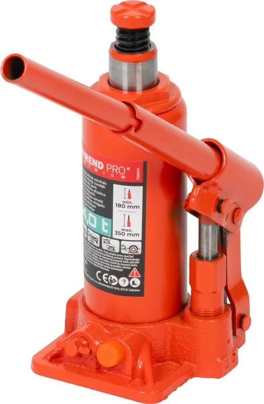 STREND PRO Hydraulický zvedák panenka 4t, 180-350mm, hever - Špičková kvalita