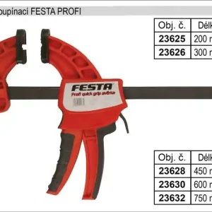 Svěrka rychloupínací FESTA PROFI 600mm - Jen po omezenou dobu