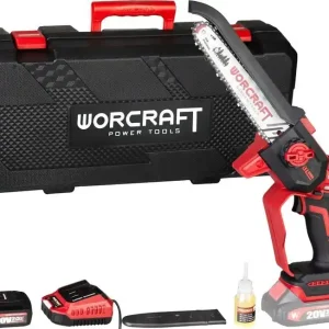 WORCRAFT Aku ruční řetězová pila na větve 20cm 20V CHS-S20LiBDM SET 1x2.0Ah - Připraveno k expedici